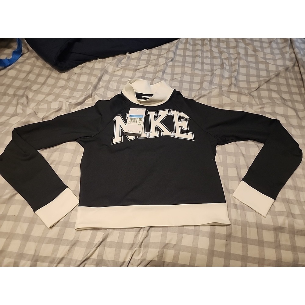 Nike Womens Size M Sports Wear Team Nike Long Sleeve Top Womens Style Dq6624-010